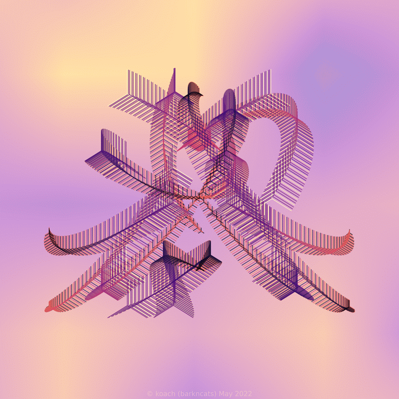 spiro image comparing various attempts at obtaining or removing symmetry