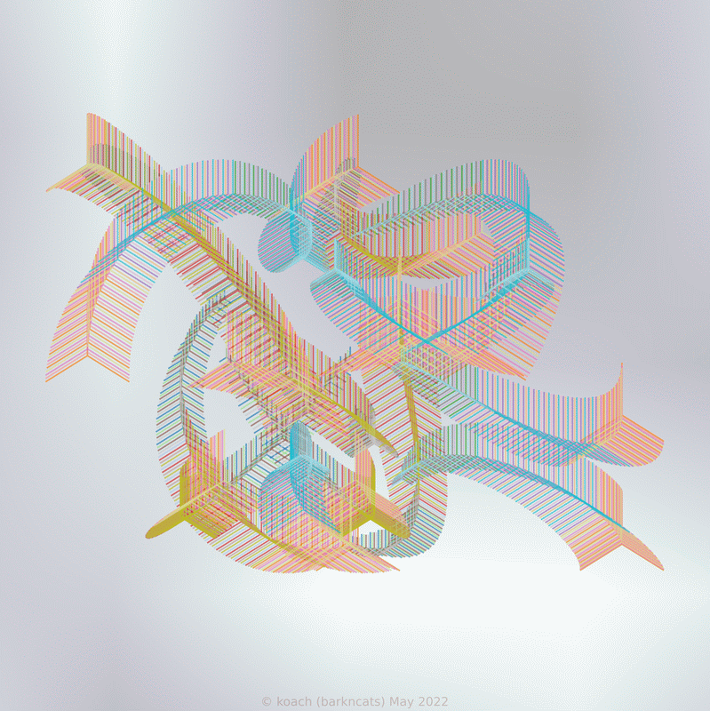spiro image showing attempt to remove symmetry using different random order for x and y datasets