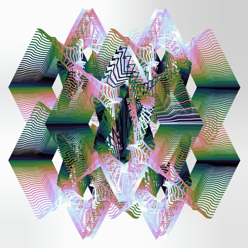 gnarly spirograph images expanded through applying 4 symmetrical linear translations as well as expanded data limits