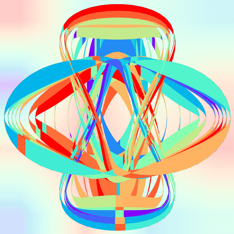 gnarly spirograph image generated with matplotlib fill_between()