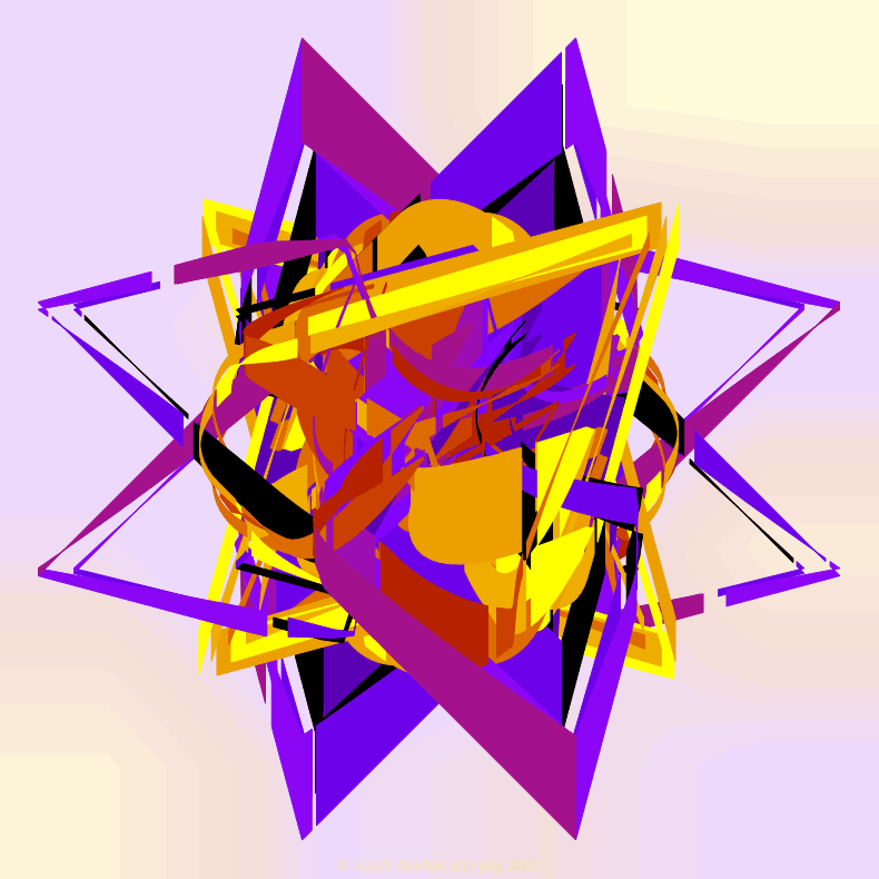 gnarly spirograph image generated with matplotlib fill_between(), with linear and rotational transformations