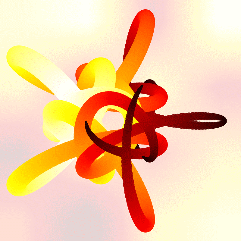 spirograph with simulated cycling line width
