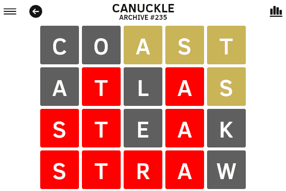 4th Canuckle guess (straw)