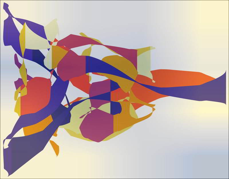 cycling line width (colour between) using 8 wheels of differing shapes